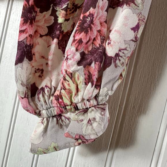 LoveShackFancy Floral Long Sleeve Blouse - Picture 6 of 8